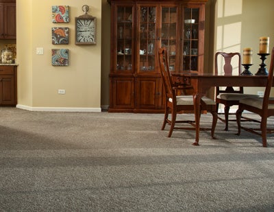 Carpet can make a dining room warm and inviting