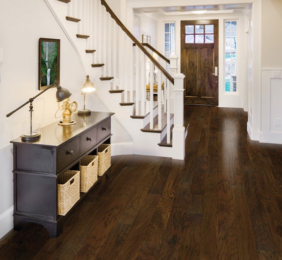 Many species of hardwood flooring are designed to be extremely durable, especially for high-traffic homes