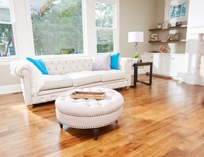 Solid hardwood flooring and engineered hardwood flooring are both durable, classic choices that create a warm, inviting atmosphere