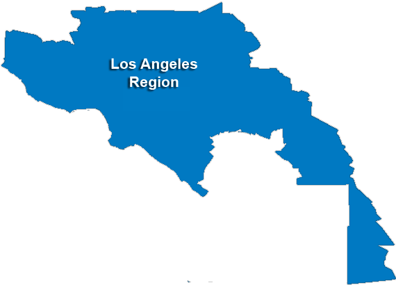 Los Angeles Region Los Angeles Service Area & Regional Map