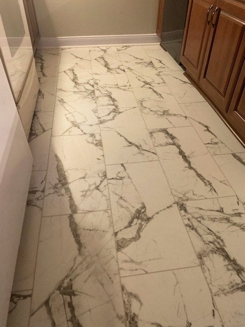 laminate vinyl plank flooring in home