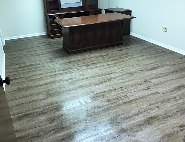 Commercial Office In Tampa Gets Long Lasting Vinyl Plank Flooring