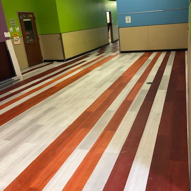 Commercial Vinyl Plank Flooring Helps Charter School Receive