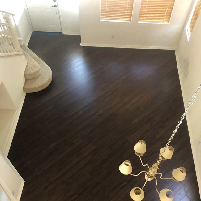 Seneca laminat flooring in the family room 