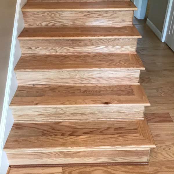engineered hardwood stairs