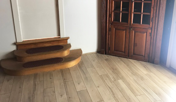 laminate flooring in the family room