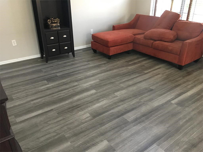 Northbrook vinyl plank flooring in the living room