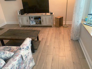 laminate flooring in the living room