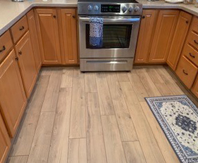 laminate flooring in the kitchen