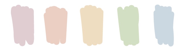 light color swatches