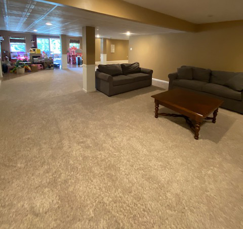carpet in basement