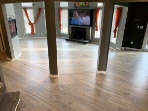 wood laminate flooring in home