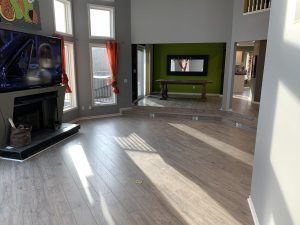 wood laminate flooring in home