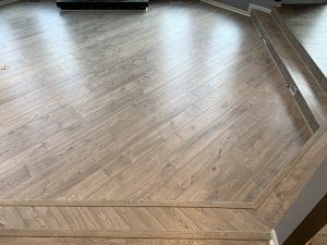 wood laminate flooring in home