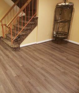 luxury vinyl plank flooring in home