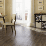 Featured Image: home office with vinyl plank flooring